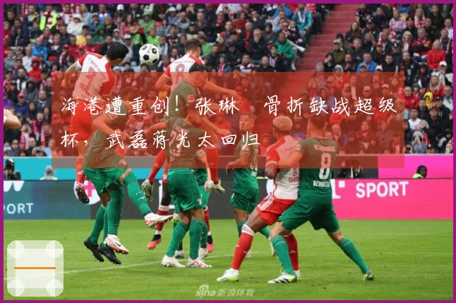 海港遭重创！张琳芃骨折缺战超级杯，武磊蒋光太回归